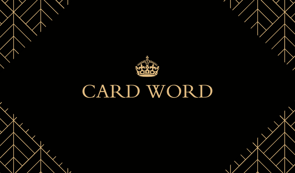 CARD WORD