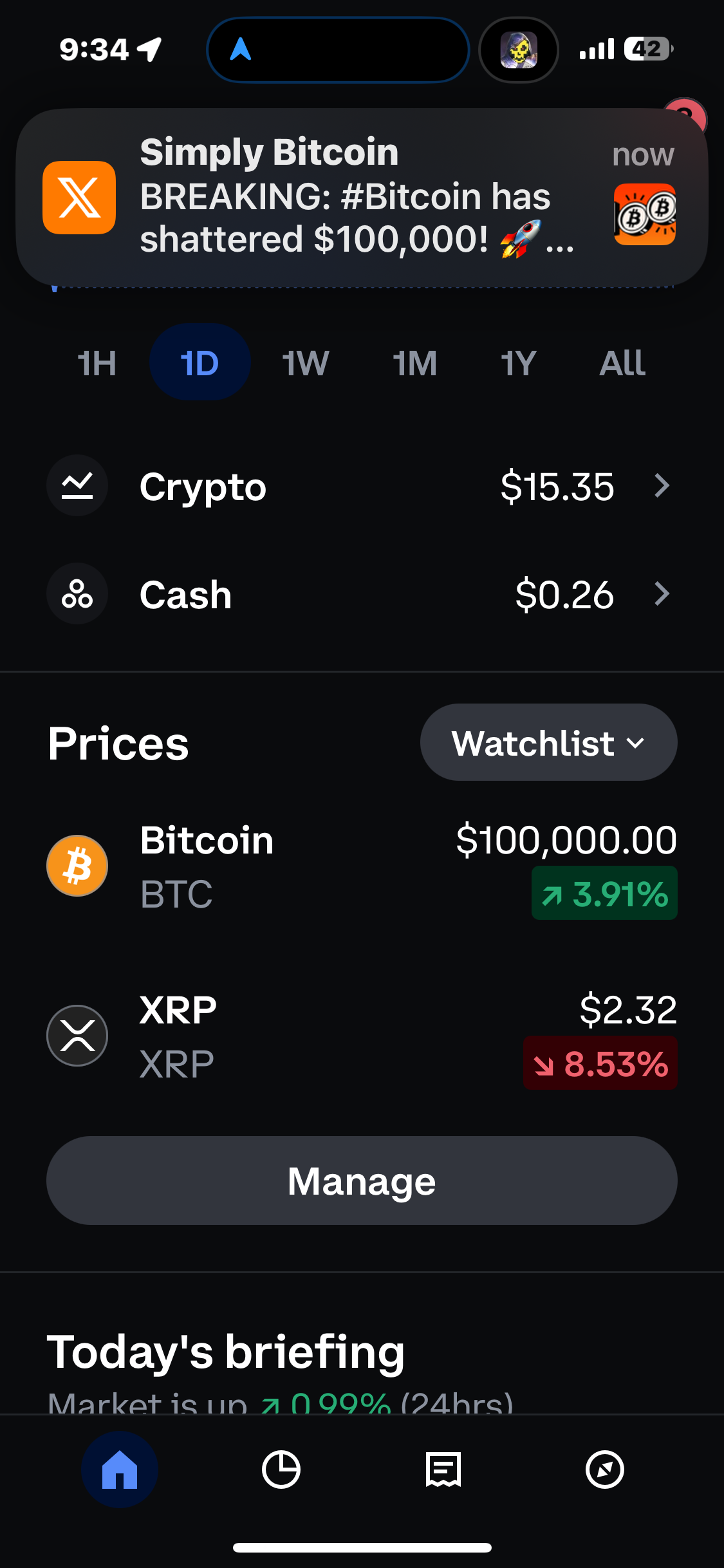 $100,000 BITCOIN LIVE