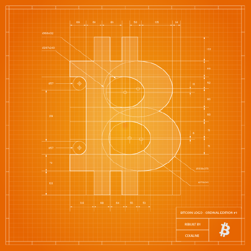 Bitcoin Orangeprints by Cexaline