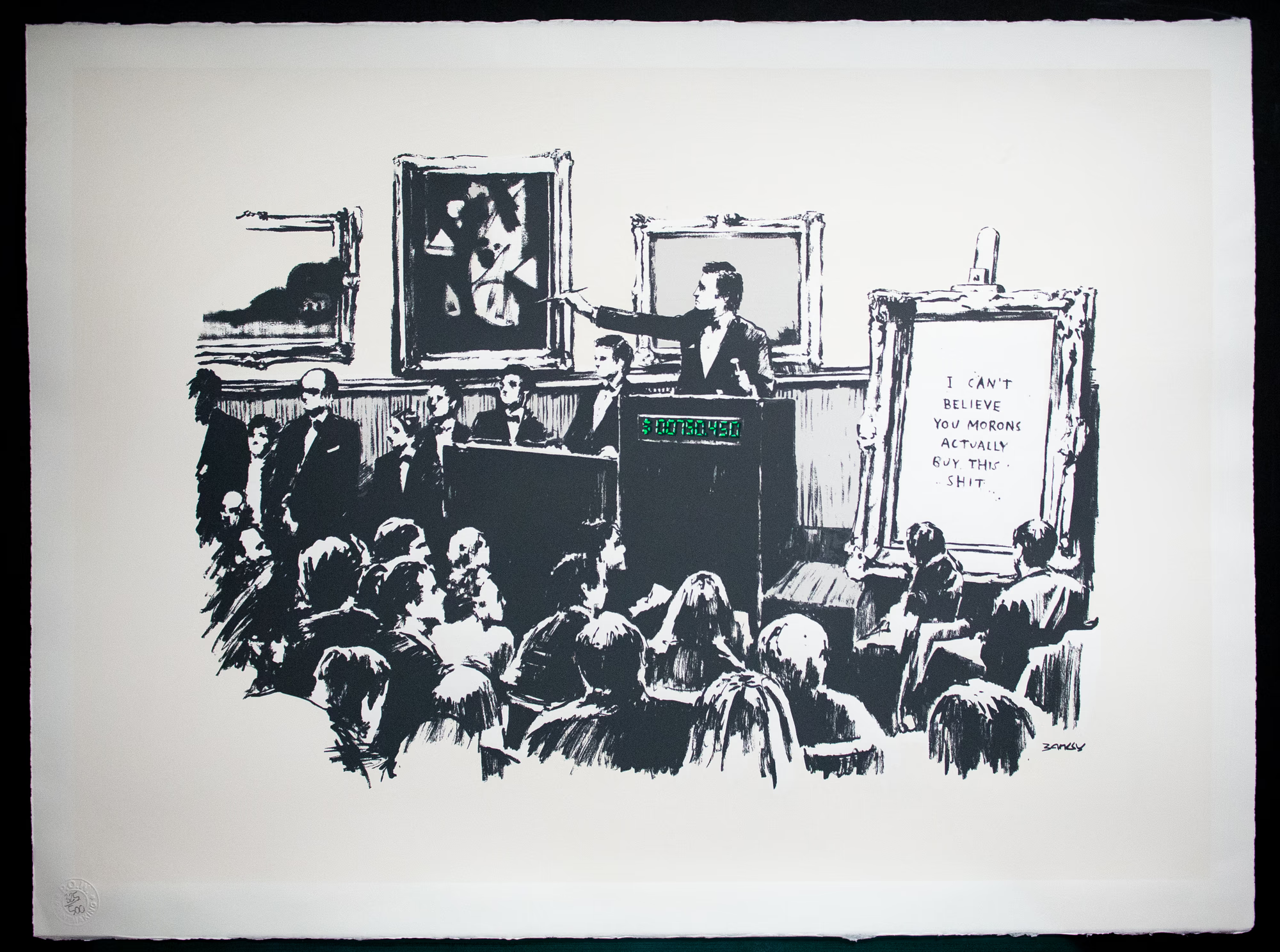 Banksy Morons On Bitcoin