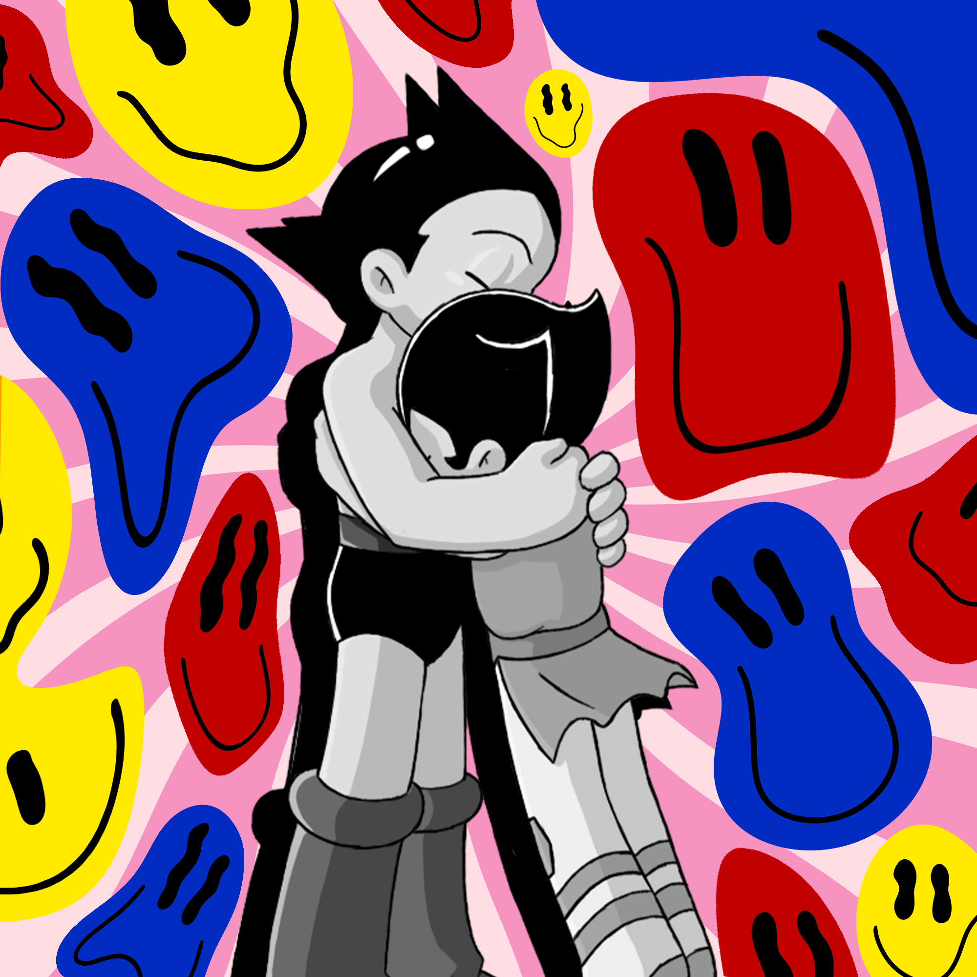 drawin' faces on the wall by TheArtist