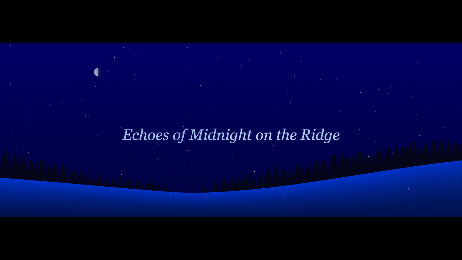 Echoes of Midnight on the Ridge