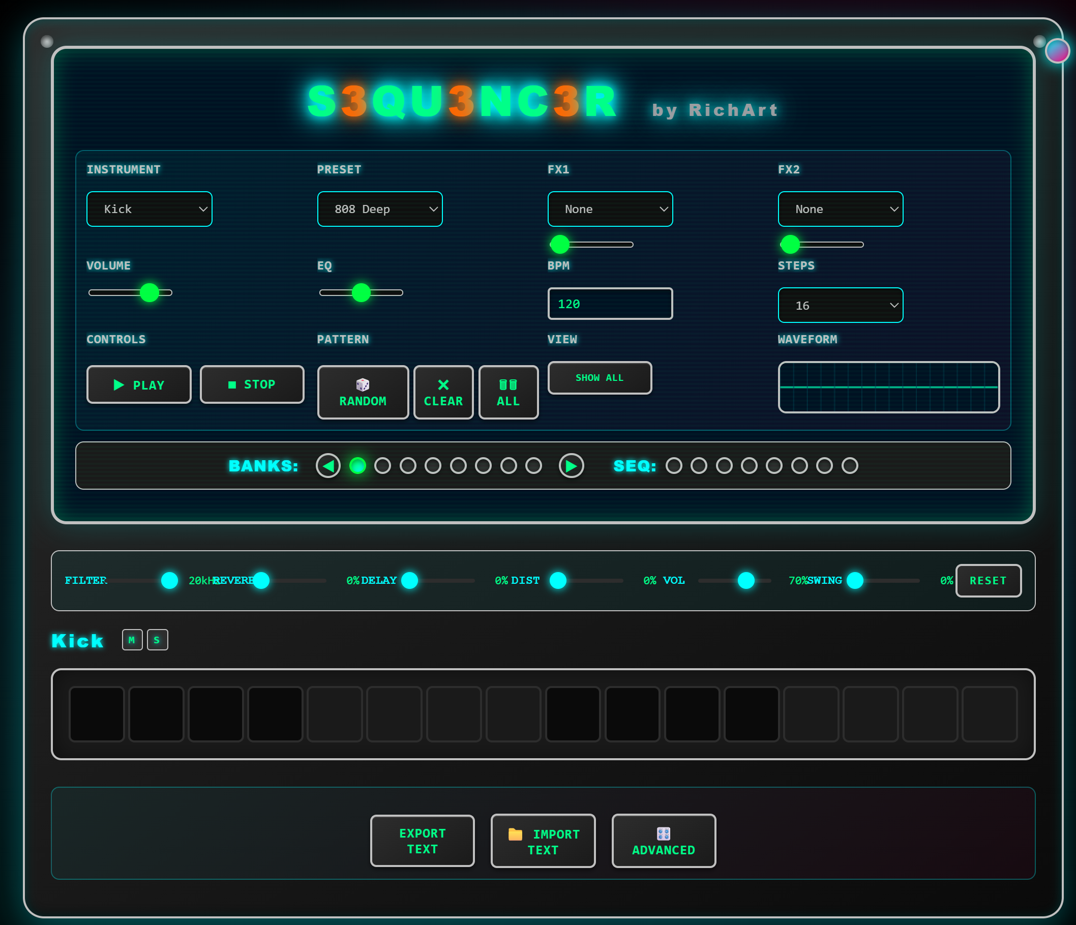 SEQUENCER by RichArt