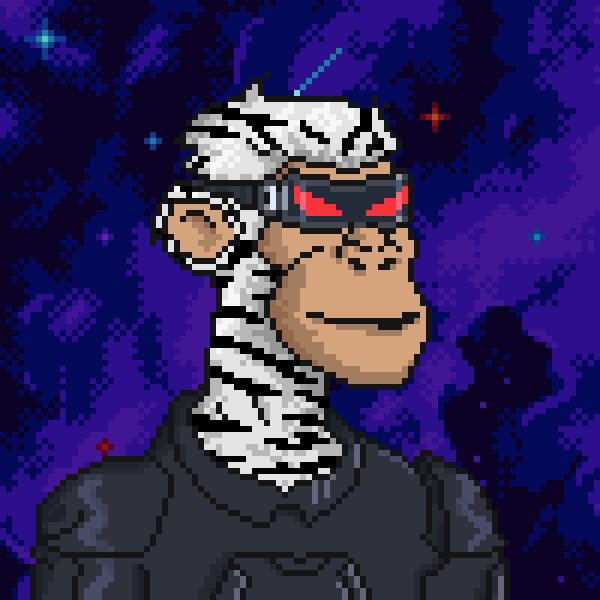 Pixel Cosmic Apes