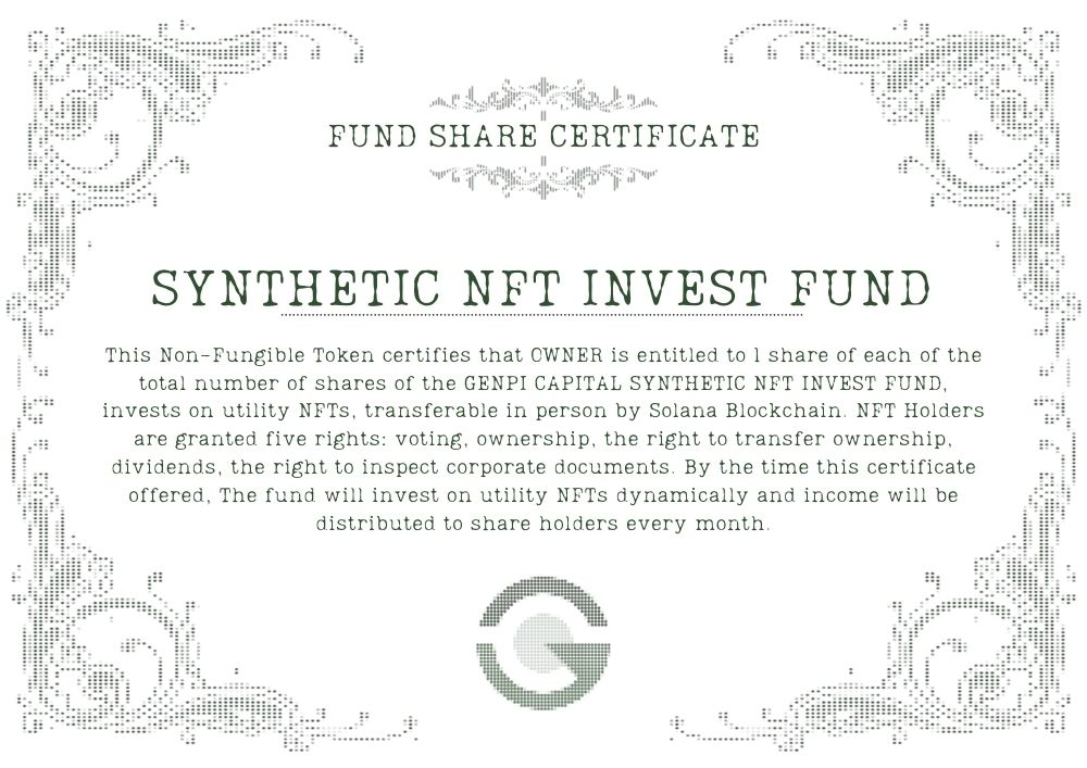 GenPi Capital Synthetic NFT Invest Fund